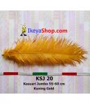 Bulu Kasuari Jumbo Kuning Gold (KSJ 20)